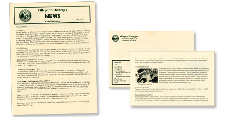Picture of Ivory and Forest Green Newsletter